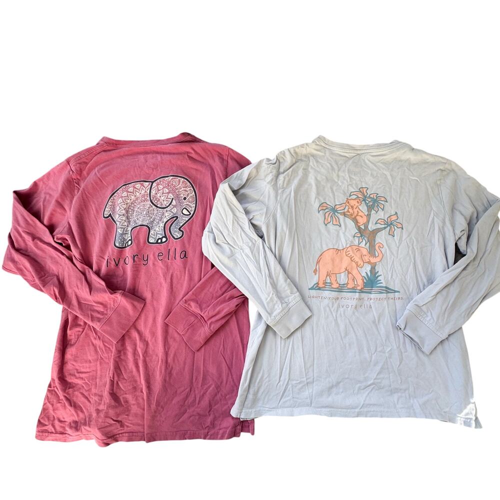Women’s Ivory Ella Long Sleeve Shirt Bundle Medium